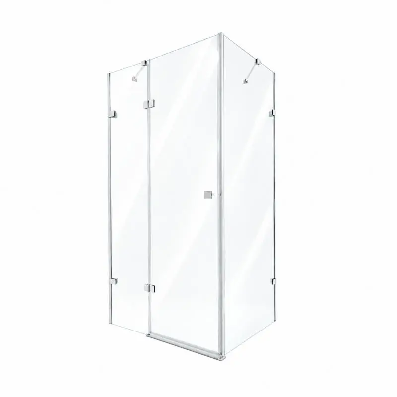 Душова кабіна Qtap Capricorn CRM10128RC6 120x80 см, скло Clear 6 мм, покриття CalcLess без піддона
