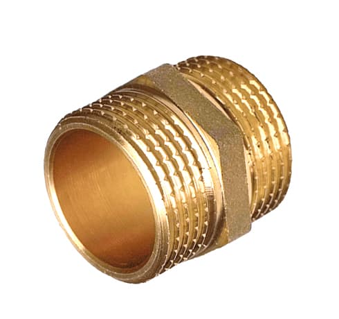Ніпель 1/2"ЗЗ латун., (без покриття), 10/300 шт