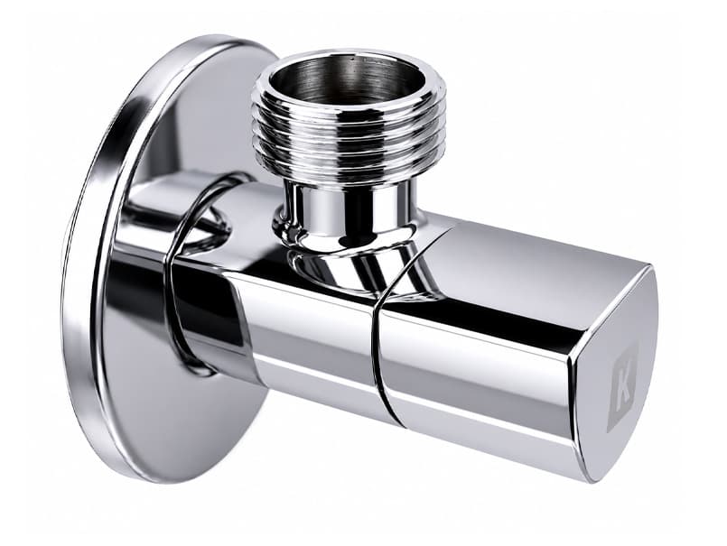 Кран керам-буксовий.кутовий для підк.сант. виробів 1/2"х1/2" RS-k 1/100