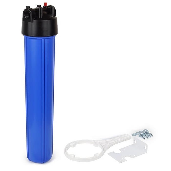 Корпус фільтра Kaplya FK20LB34-OR2 20" типу "Slim",дві гумки,підключення 3/4", в комплекті ключ, кріплення, шурупи