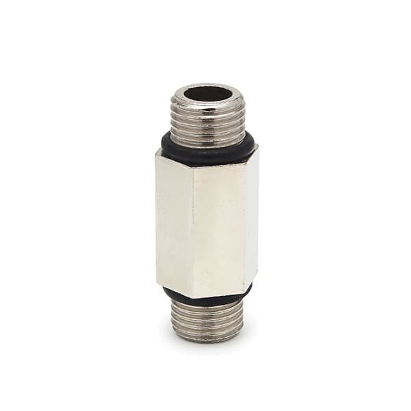 Ніпель латунний 1/4" РН х 1/4" РН, довгий, для з'єднання колб фільтрів