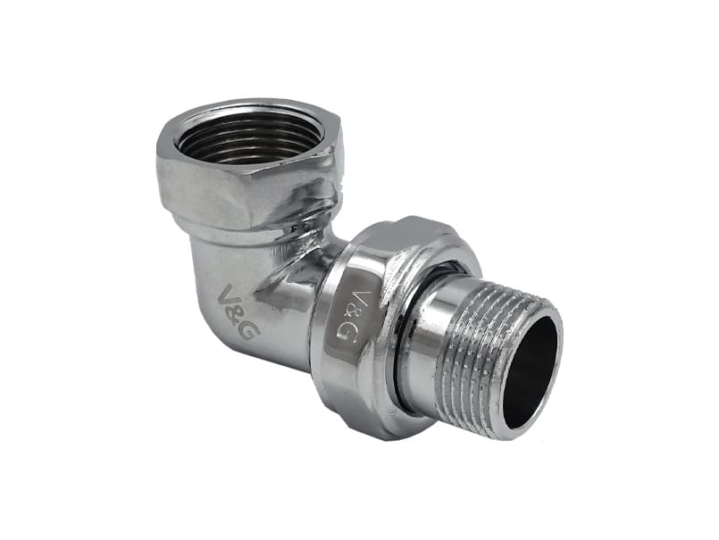 Згін кутовий американка Valogin 3/4" хромований VG-205502 1/20 шт