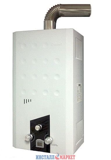 Газова колонка напівтурбована Grandini GWH JSQ24-С + труба