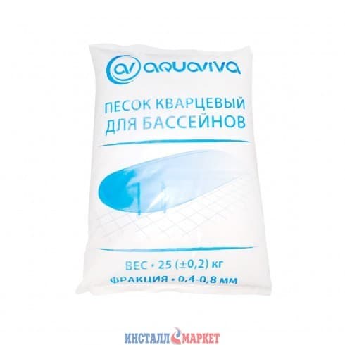 Кварцовий пісок Aquaviva 1-2 мм (25 кг)