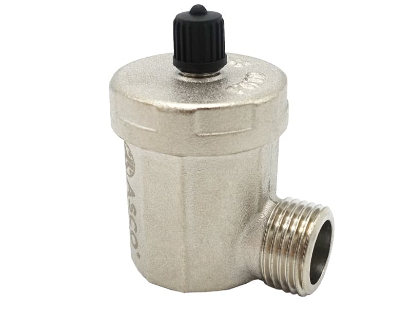Відповітрювач кутовий 1/2" нікель АSCO Armatura 1/100