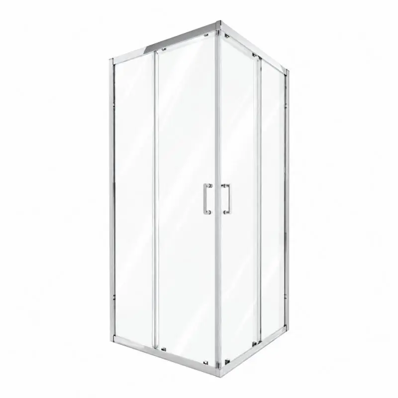 Душова кабіна Qtap Taurus CRM1011SC6 100x100 см, скло Clear 6 мм, покриття CalcLess без піддона