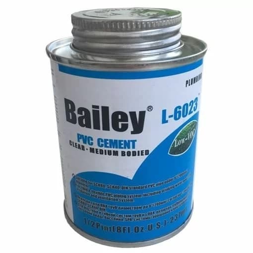 Клей для труб ПВХ Bailey 237 мл