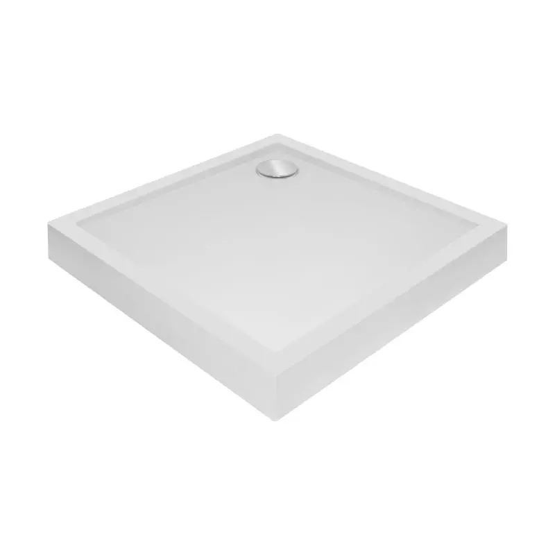 Душовий піддон Qtap Tern 308812C 80x80x12 см + сифон