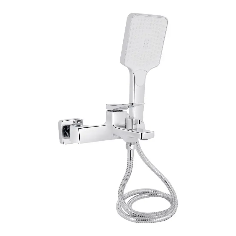 Змішувач для ванни Qtap Nando з душовим гарнітуром QTNAN259CRM48651 Chrome