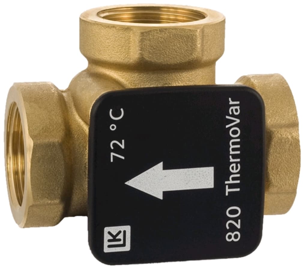 LK 820 Термостатичний клапан мех., корпус латунь ЗЗЗ 1 1/2"х 66C
