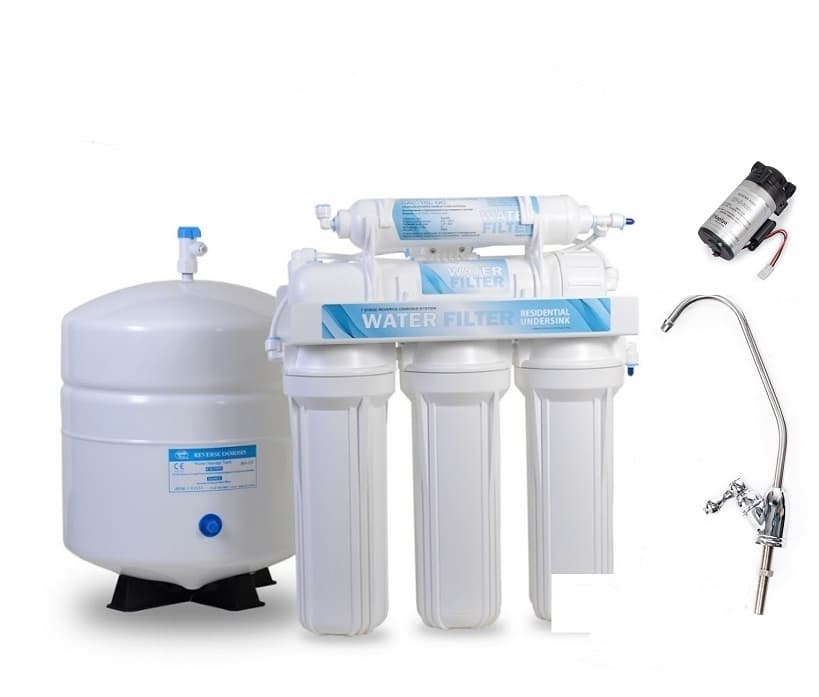 Система зворотного осмосу WATER FILTER RO-5+pump (з насосом)