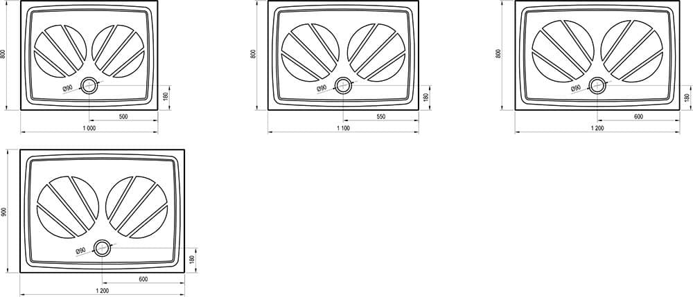 Піддон GIGANT PRO 120x80