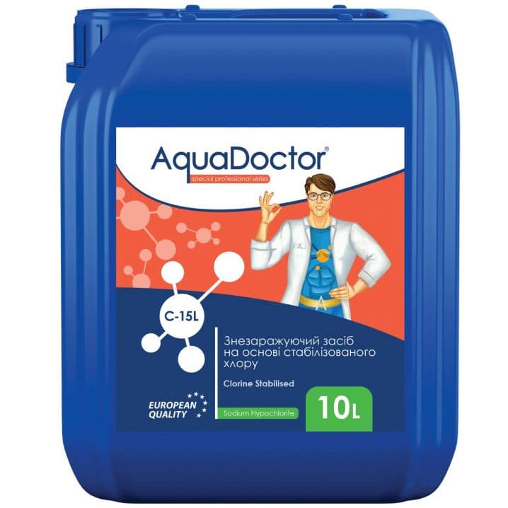 Рідкий хлор AquaDoctor C-15L 20 л