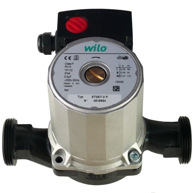 Циркуляційний насос для геліосистем Wilo ST 25/7 180 (сірий)