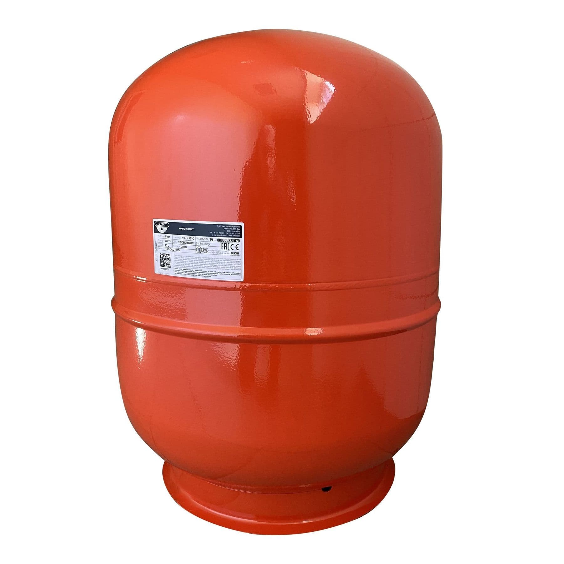 Розширювальний бак Zilmet CAL-PRO 80 л, 6 бар, 3/4", підлоговий