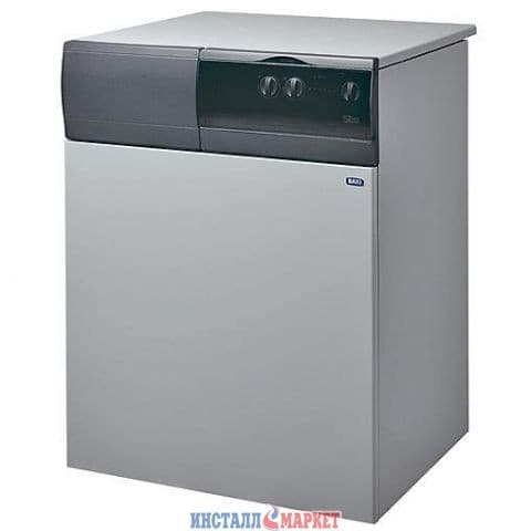 Газовий чавунний двоконтурний димохідний котел з бойлером на 60 л. BAXI SLIM 2.230 i, 23 кВт