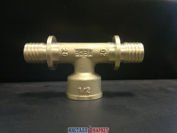 Трійник із внутрішнім різьбленням 32 x 1/2"