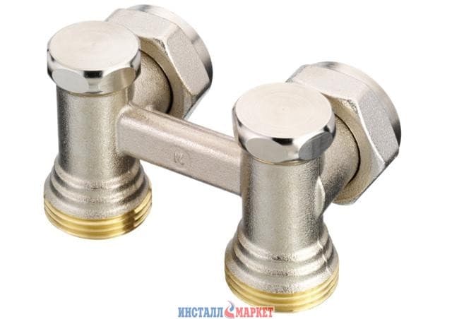 H-подібний запірний клапан RLV-KS 1/2" х 3/4" (кутовий)