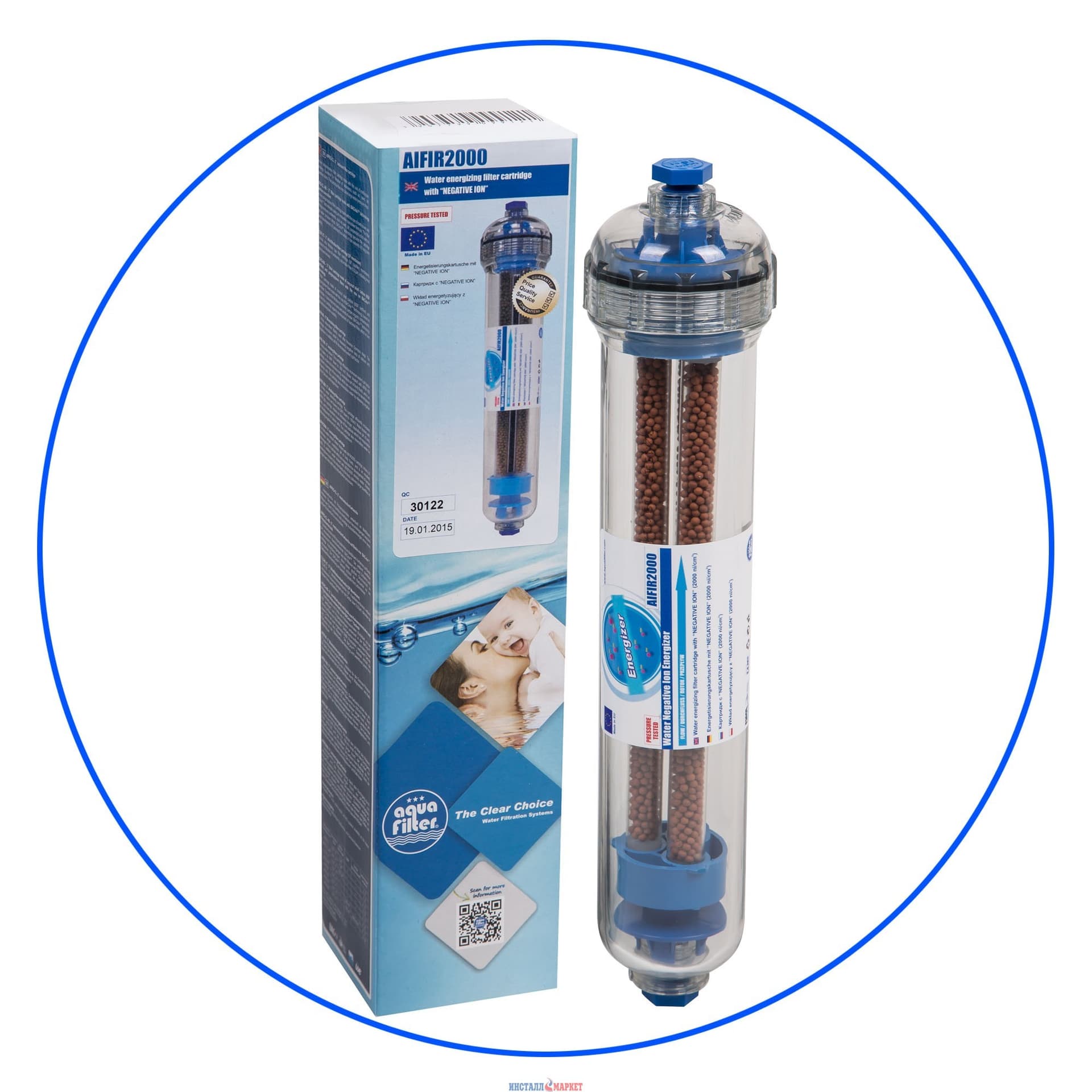 Картридж Aquafilter AIFIR 2000 з NEGATIVE ION (2000/см3)