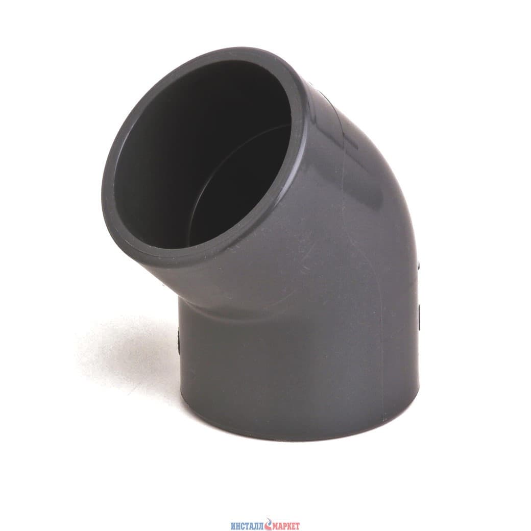 Коліно ПВХ Aquaviva 45 ° (50-90 мм)
