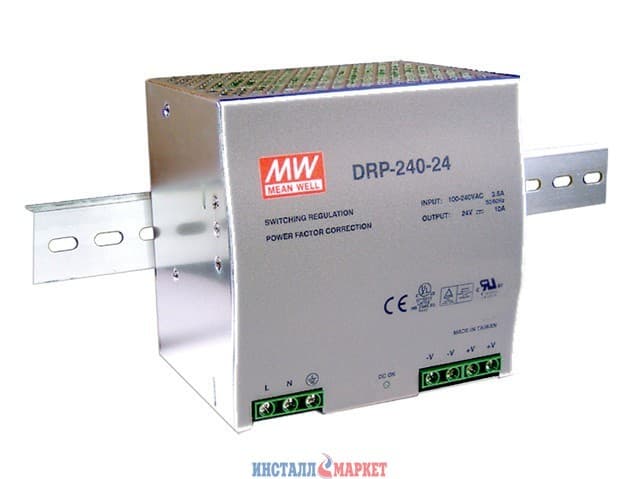 Трансформатор mean well 240W 230V AC/24V DC