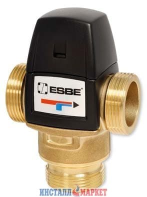 Термостатичний клапан ESBE VTA322 ,G 1" ,PN15, 20-43°З ,DN 20, Kvs 1,6.Зовнішня різьба