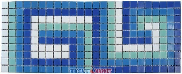 Мозаика ЗигЗаг U-41 (фриз)