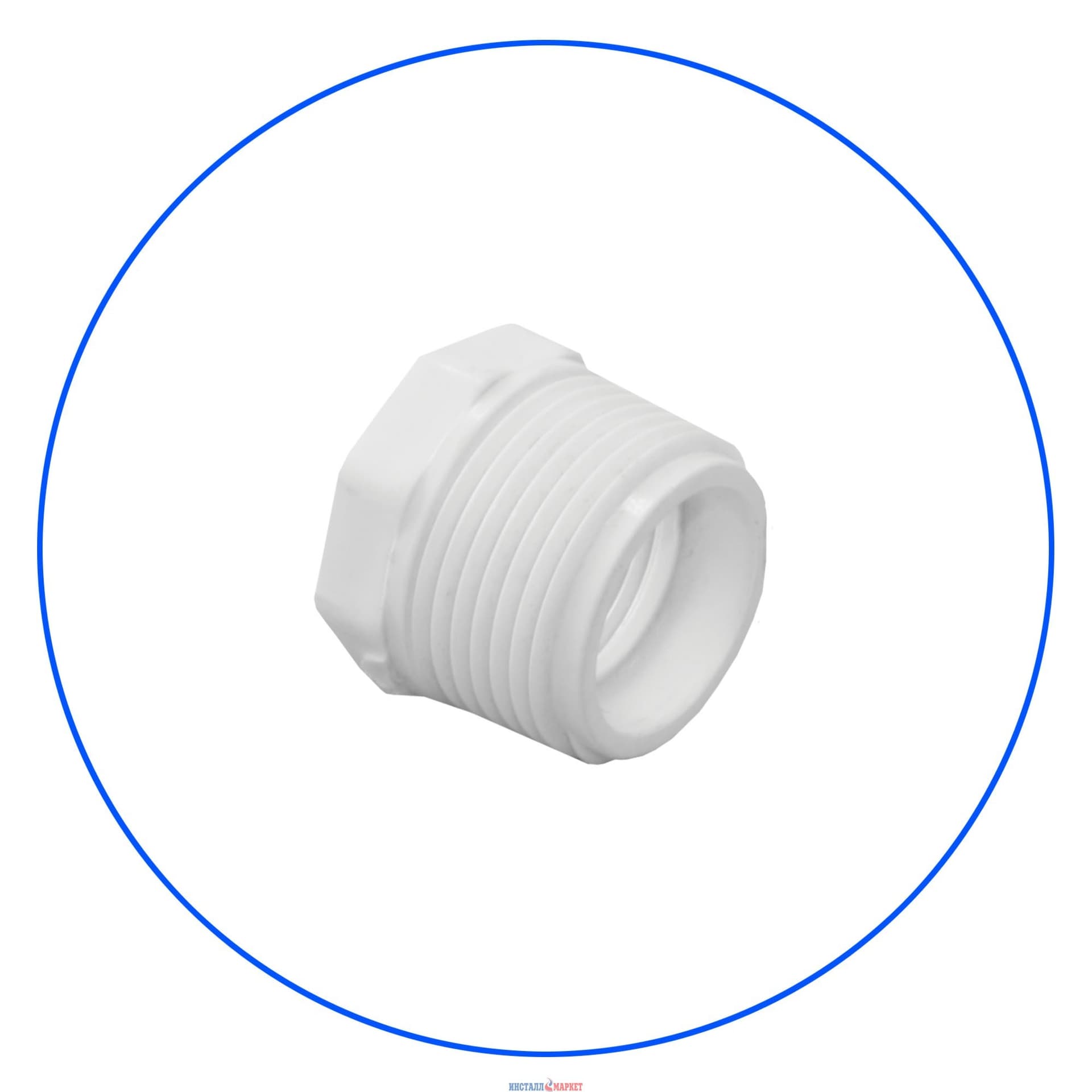 Редукційна муфта 3/4" РН х 1/2" РВ (Aquafilter)
