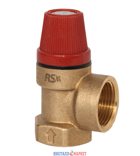 Запобіжний клапан RSk 1,5 bar 3/4" ВВ