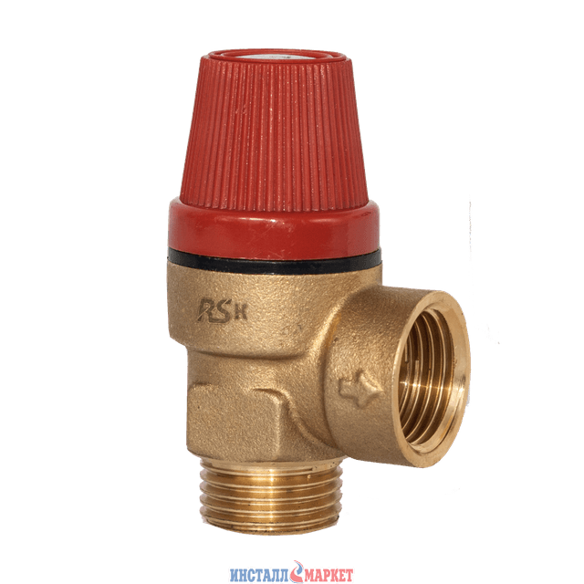 Запобіжний клапан RSk 6 bar 1/2"ВН