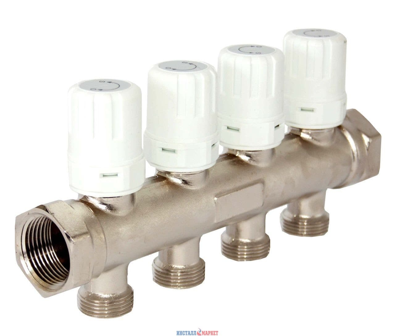 Колектор 1" х 3/4" (2-6 виходів) під євроконус ASCO