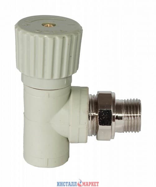 Вентиль радиаторный угловой 20 x 1/2 " Tebo