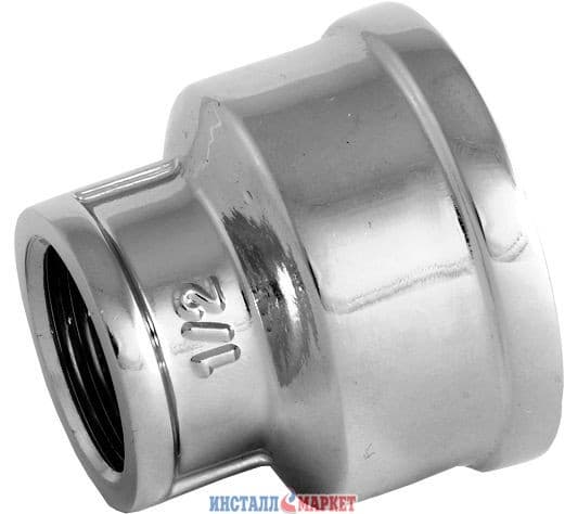 Муфта перехідна 3/4"х 1" ВВ хром ASCO