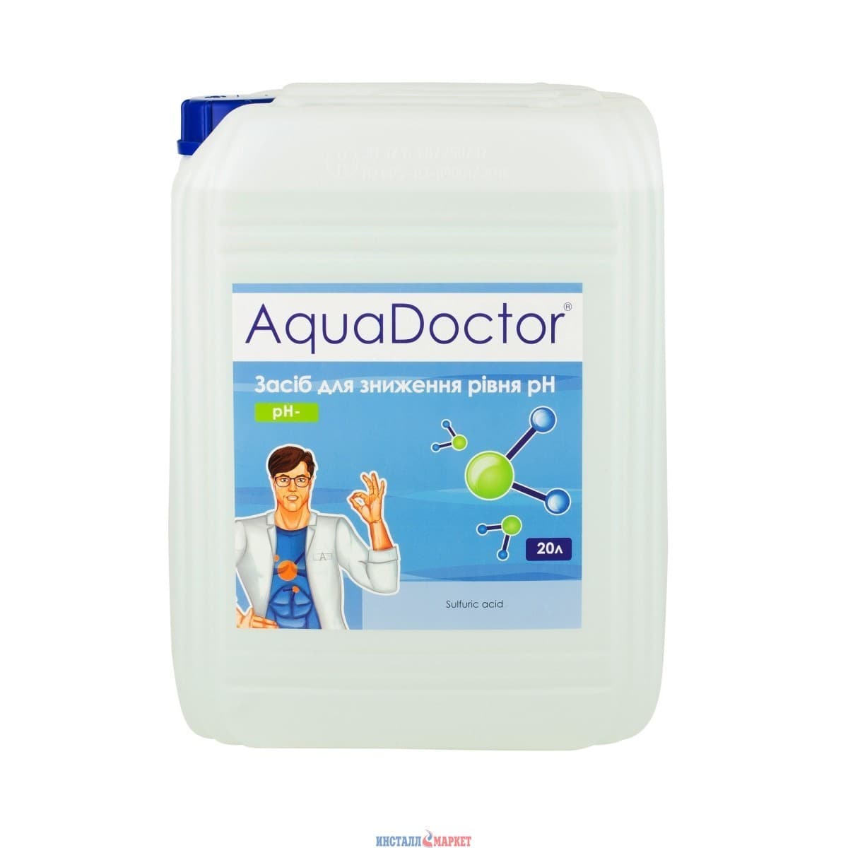 Засіб рідкий для зниження pH AquaDoctor pH Minus 20 л
