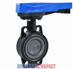 Засувка дискова без фланців,ручна, PVC/PVC/EPDM Pimtas