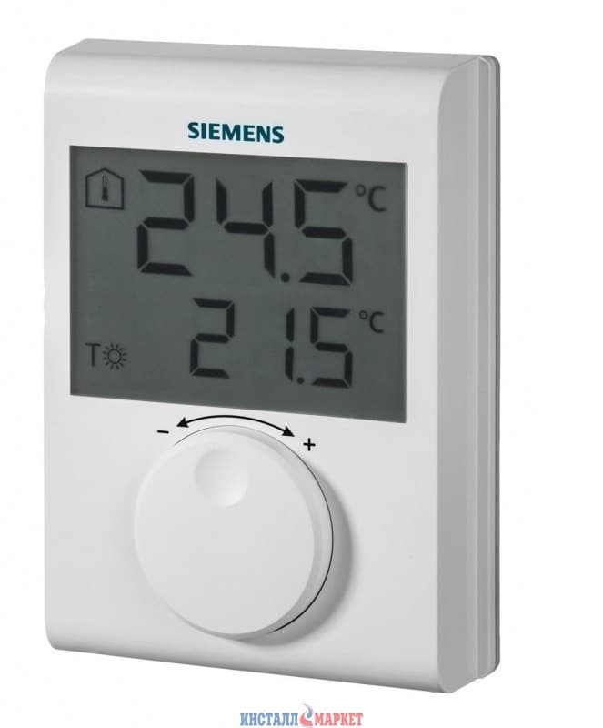 Кімнатний термостат із LCD-дисплеєм Siemens RDH100