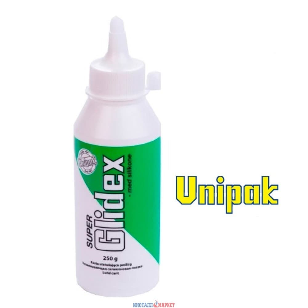 Змащення силіконове UNIPAK Super Glidex 250г для збирання каналізації