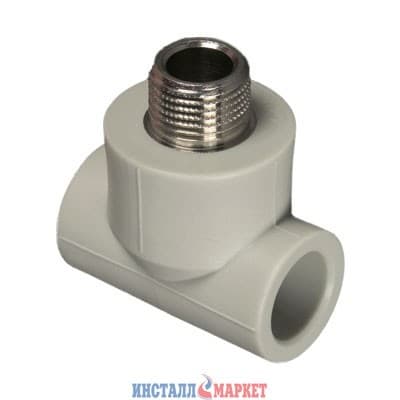 Трійник з зовнішньою різьбою Tebo 20 x 1/2"