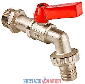 Водорозбірний кран Valtec зі знімним штуцером 1/2"