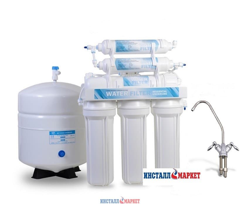 Система зворотного осмосу WATER FILTER RO-6 (з мінералізатором)