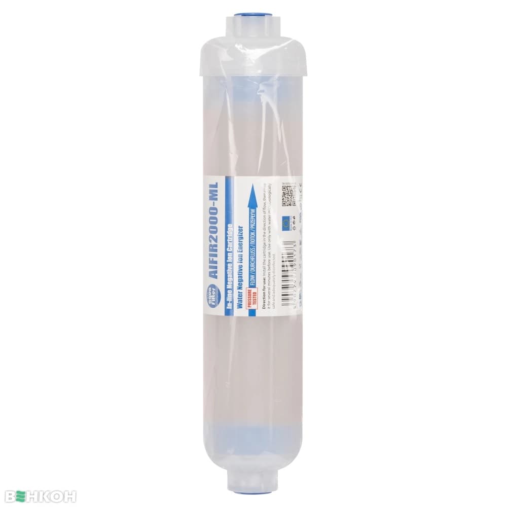 Картридж Aquafilter AIFIR2000-ML з NEGATIVE ION (2000/см3) у напівпрозорому корпусі