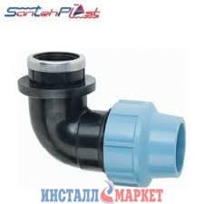 Коліно з внутрішньою різьбою 32 х 3/4" SantehPlast