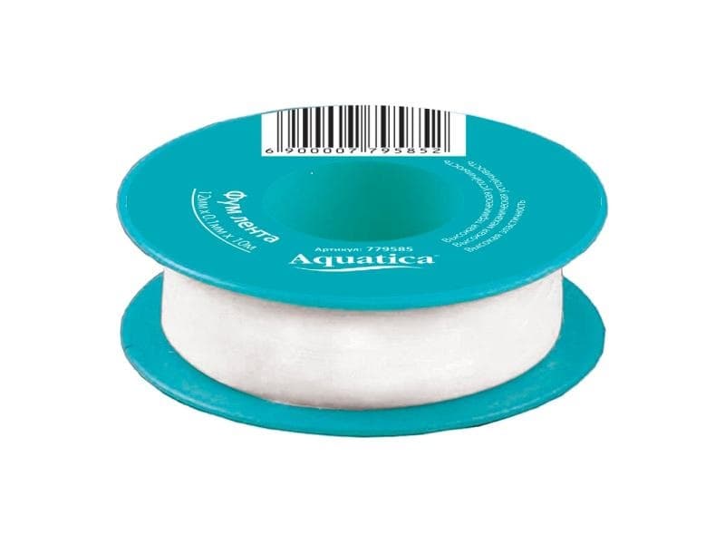 Фум стрічка Aquatica мала 10 м х 12 мм х 0,1 мм