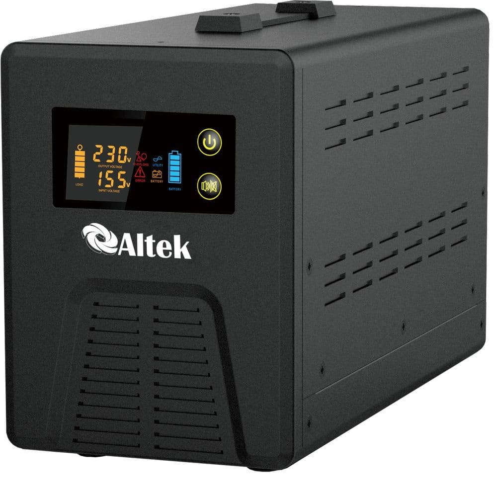 Джерело безперебійного живлення із зарядним пристроєм ALTEK ASU12 1200VA/800W DC12V