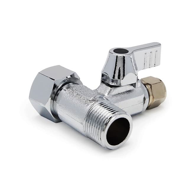Латунний адаптер із кульовим краном 1/2" РН х 1/2" РВ х 1/4" шланг, комплект для підключення фільтрів