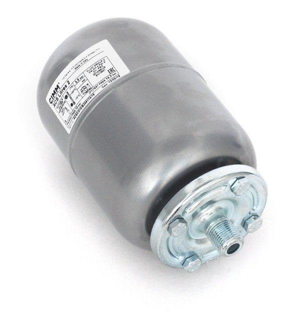Бак розширювальний CIMM для котлів Ferroli, Beretta, Immergas, Saunier Duval 2 літри 1/2"G, 3,5 bar, 90° (39818200/R1329)