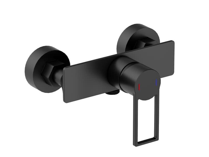 Змішувач для душ.кабіни, латунь,чорний матовий AIM,DG06540 black matte