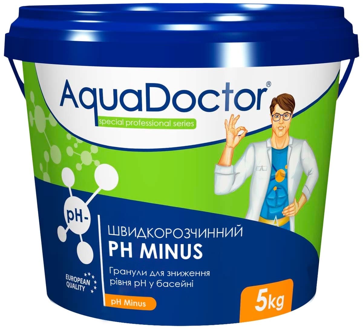 Засіб для зниження pH AquaDoctor pH Minus 5 кг в гранулах