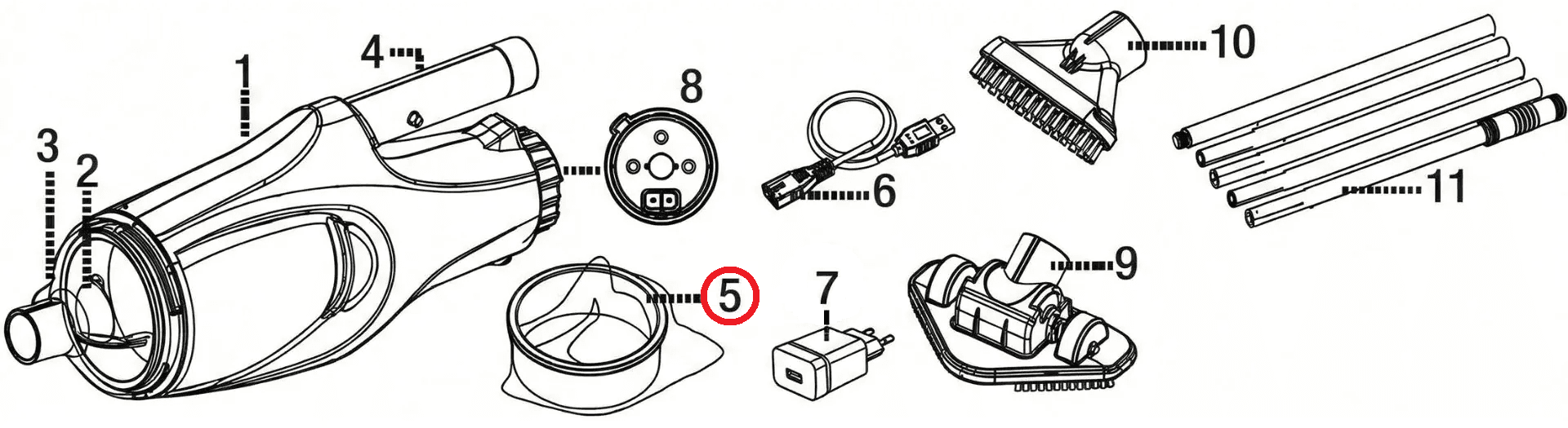 Фільтр Kokido для пилососа Telsa EV05
