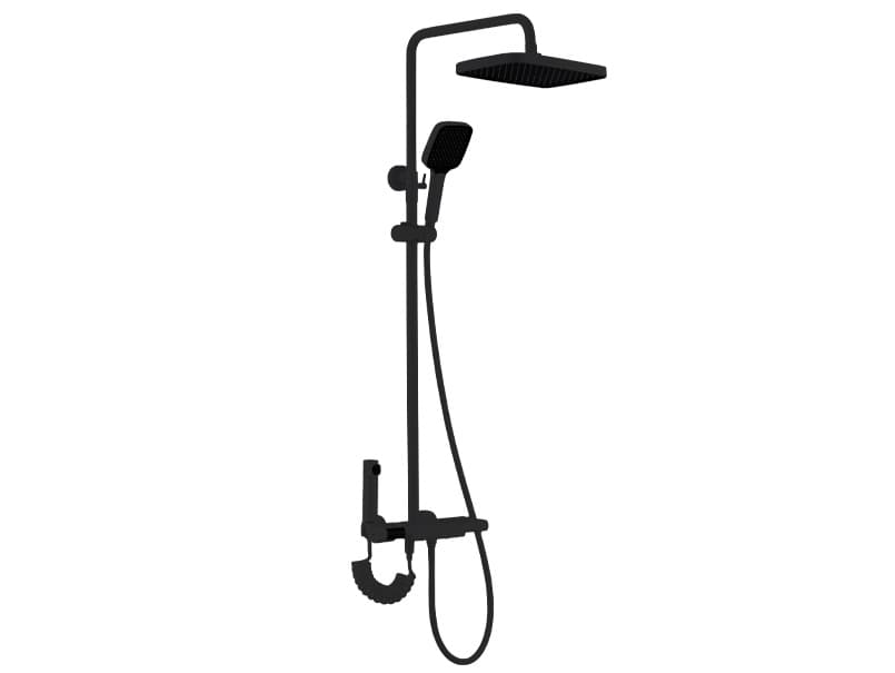 Душевая система AIM со смесителем на 4 функции черная матовая DG10745 (matte black)